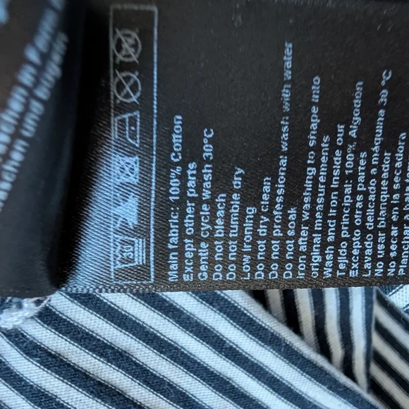 BASH STRIPED T SHIRT SIZE 2 - Picture 7 of 7